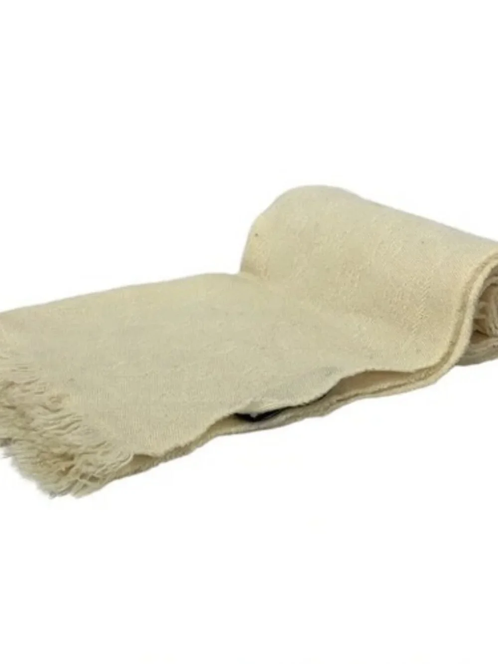 GUCCI Cream Wool Scarf